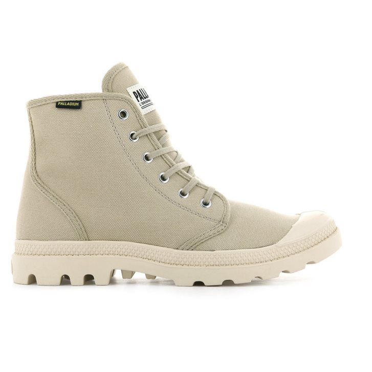 Baskets Palladium Pampa Hi Originale High Tops Femme Vert Clair | FR YDS871V